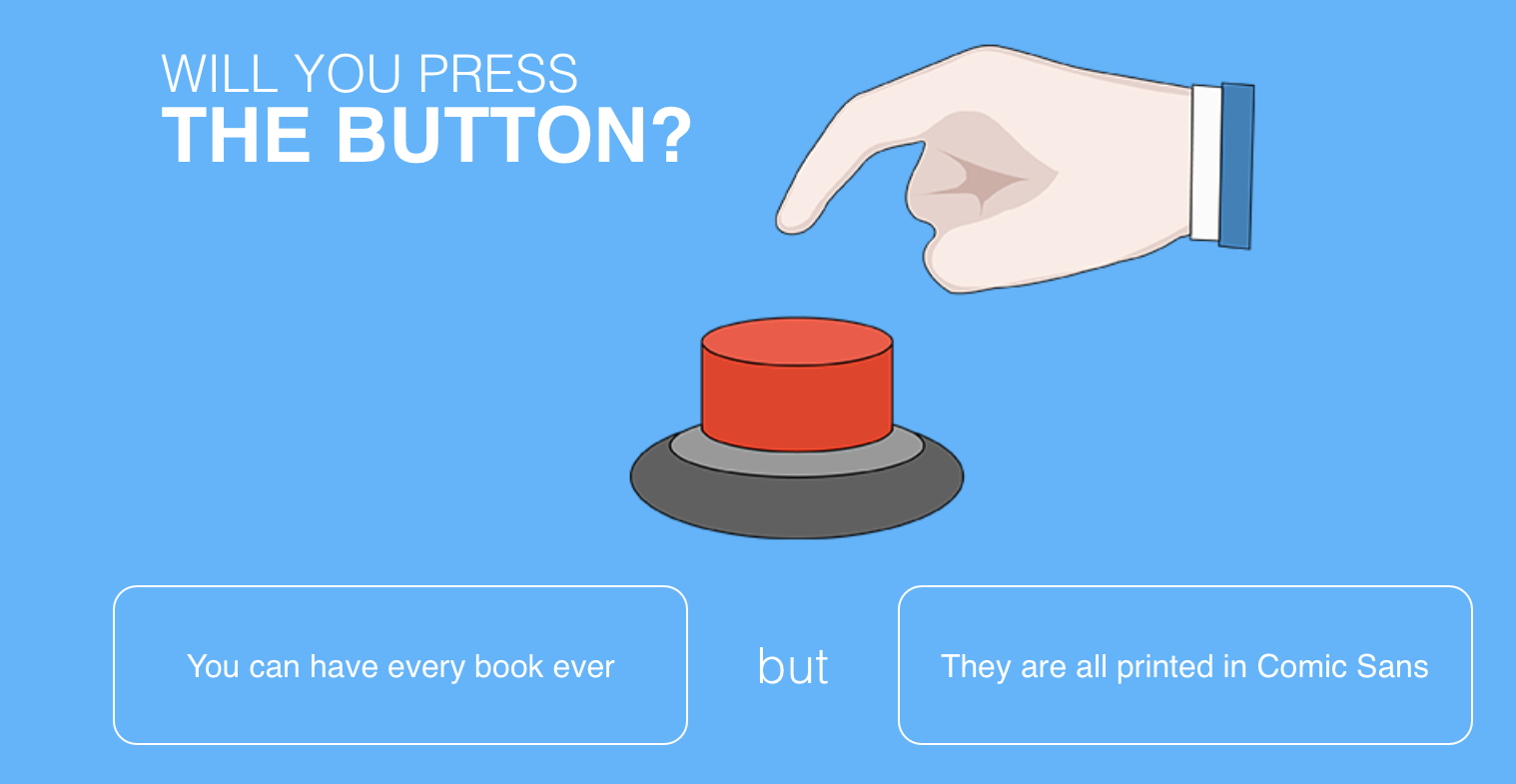 will you press the button meme