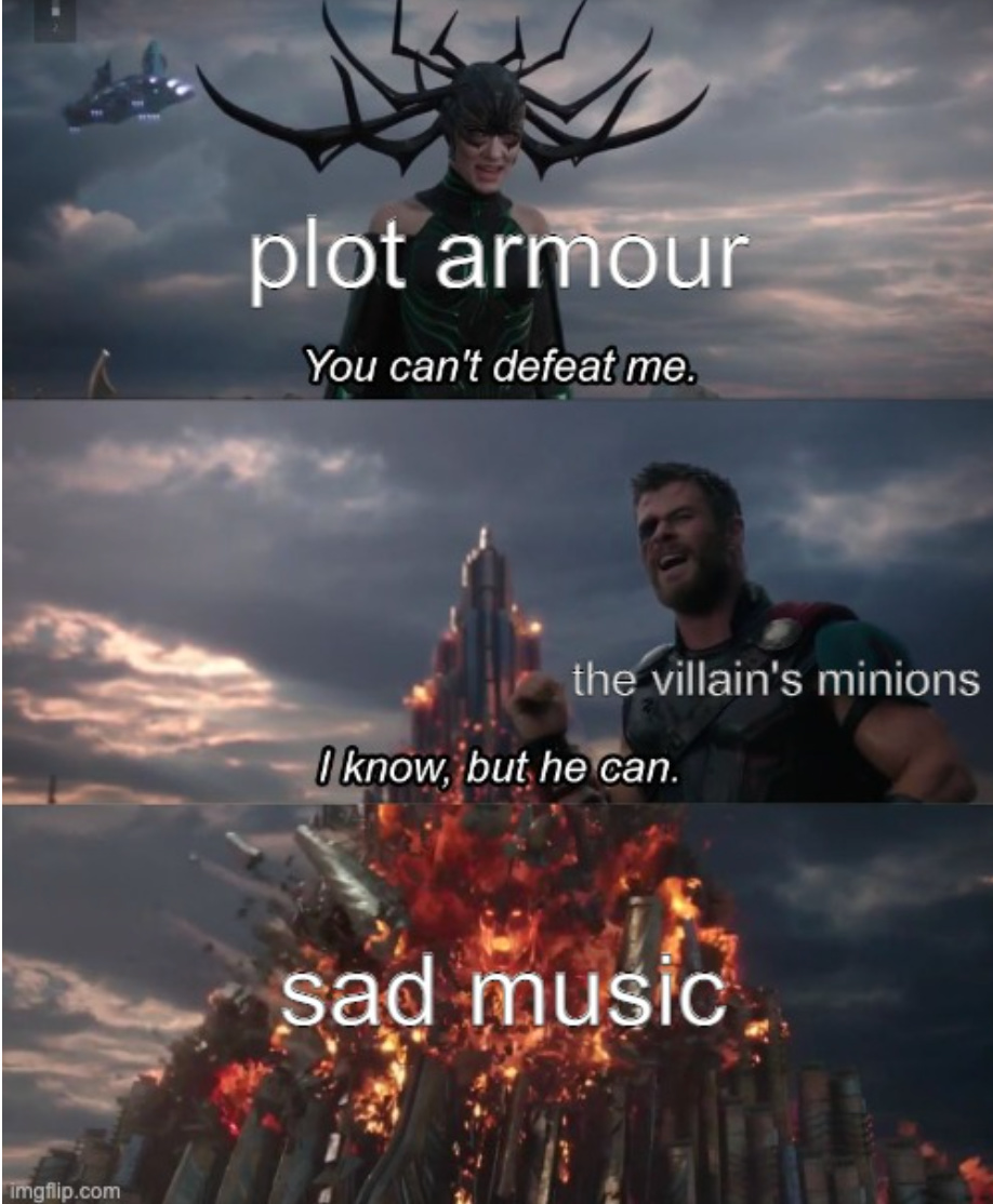 How To Defeat Plot Armour Meme By Kksjsjsjjsjjj Memedroid