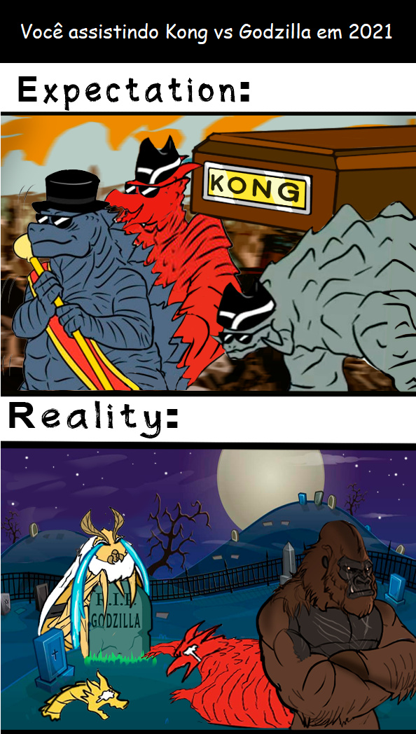 king kong vs godzilla meme