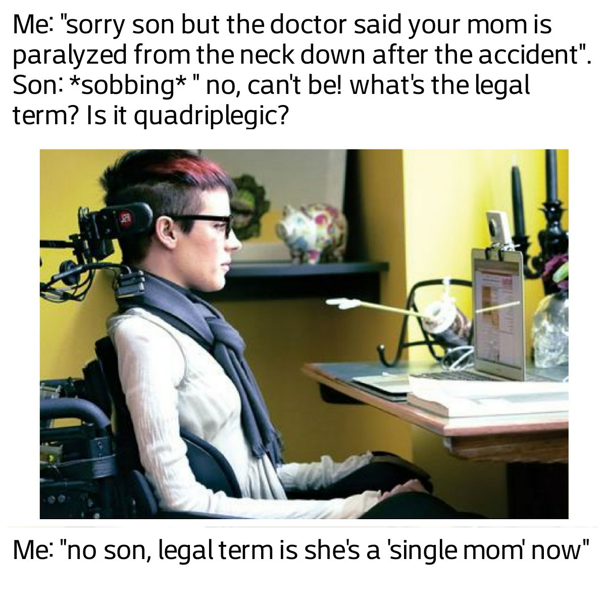 Single mom meme