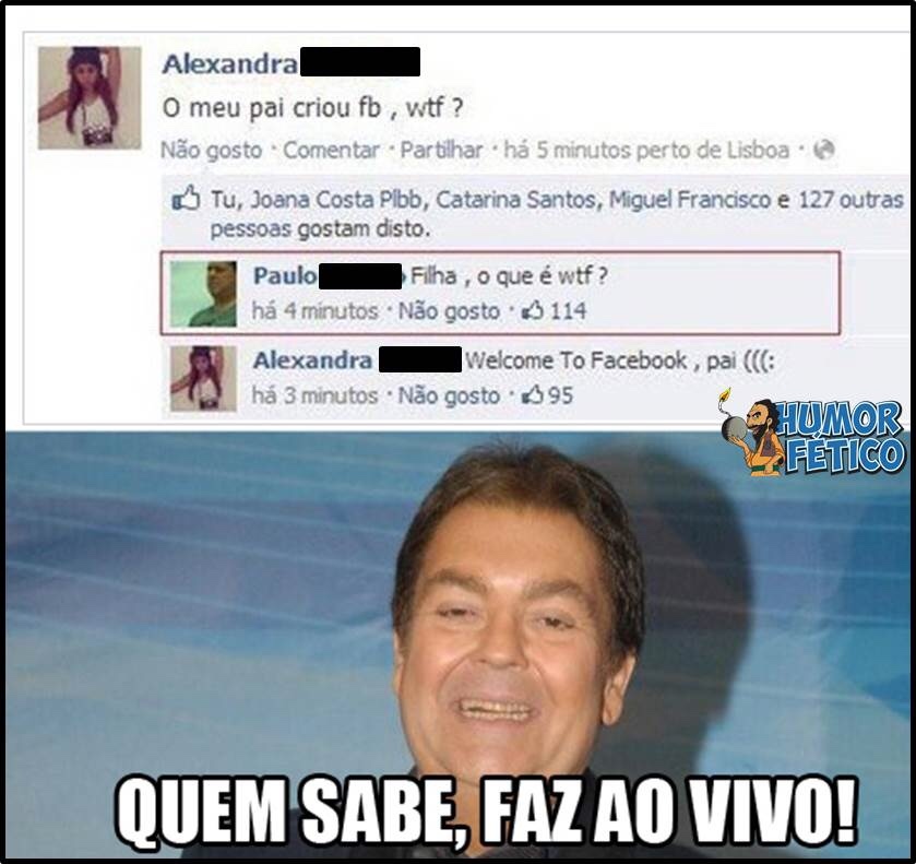 QUEM SABE FAZ AO VIVO Meme By VH HU3BR Memedroid