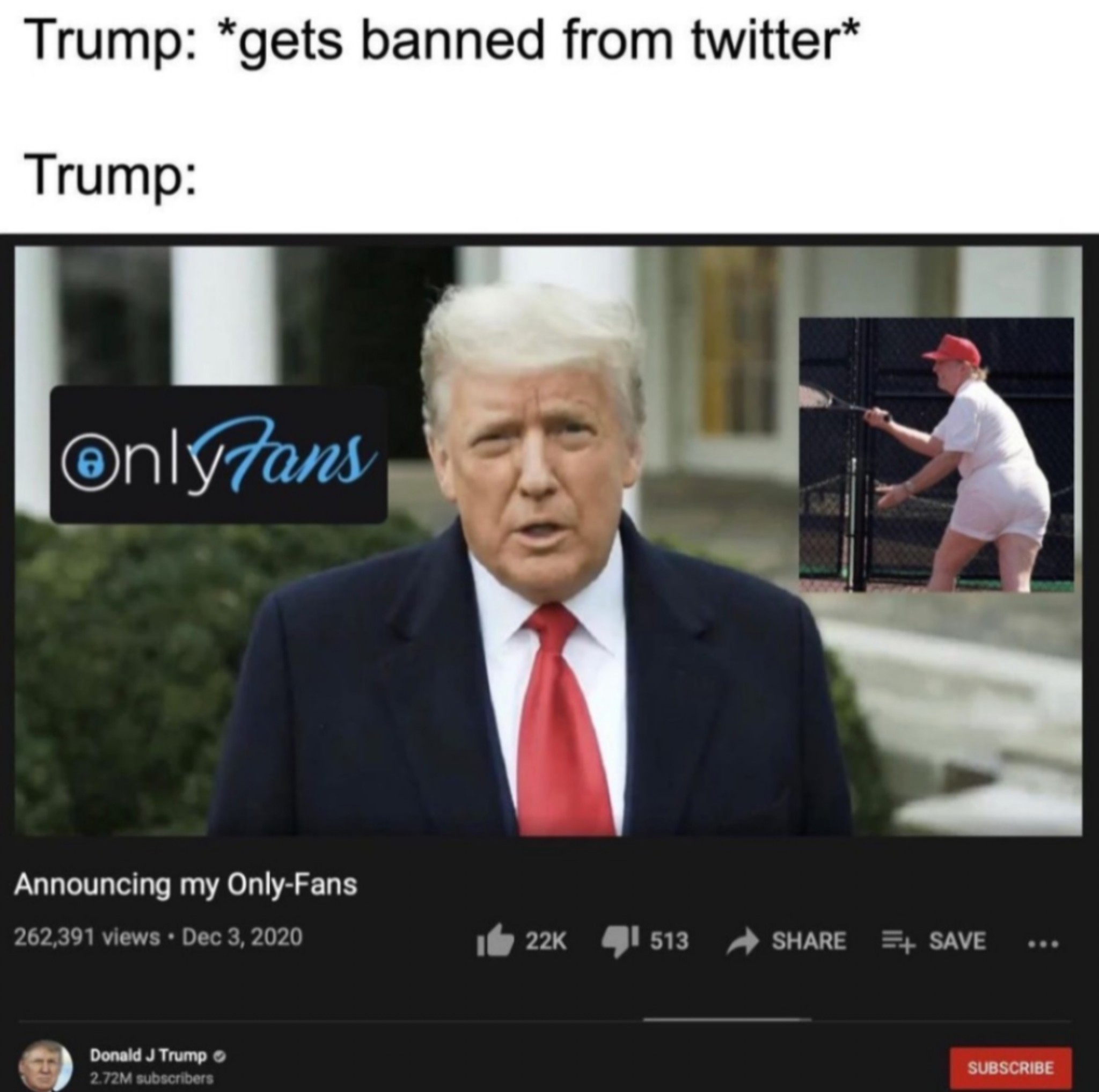 Trump fans only fans - Meme by Bigdenimelk :) Memedroid