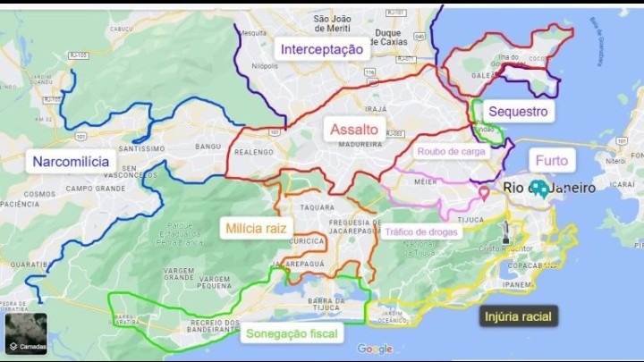 Mapa Do Crime Na Regi O Metropolitana Do Rj Eu Moro Na Zona De