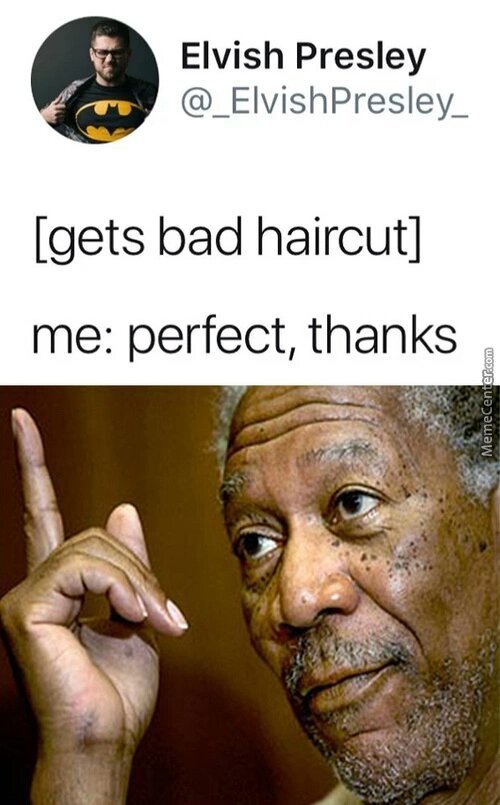 Bad haircut thanks - Meme by ahadsy5 :) Memedroid