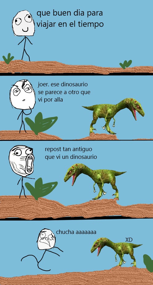 memencio pilla un dinosaurio - Meme by gabriel_el_mas_capo1 :) Memedroid