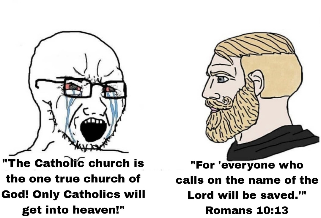 All they need to do is read the words of the Bible that they claim to