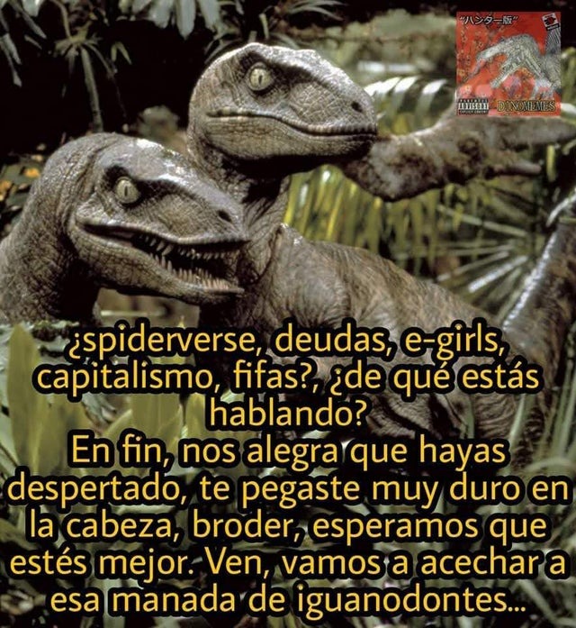 Despierta dinobroder solo era un sueño Meme subido por lucaxCB