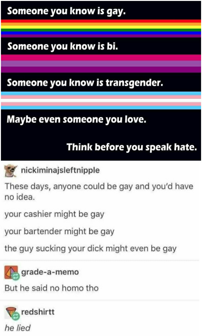 do you know how no your gay memes
