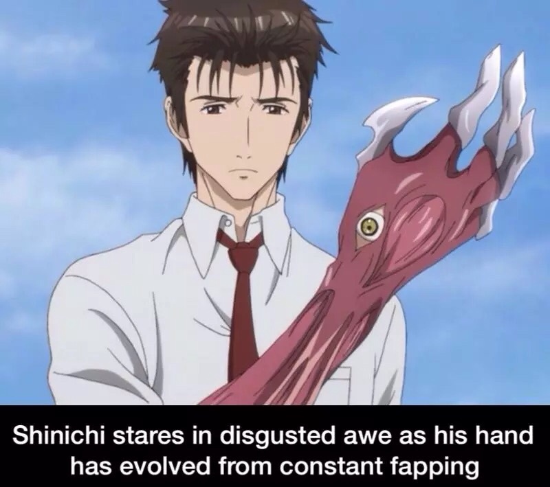 anime is parasyte, oh boy - Meme by noob_heavy :) Memedroid