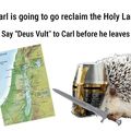 Carl goes to the holy land