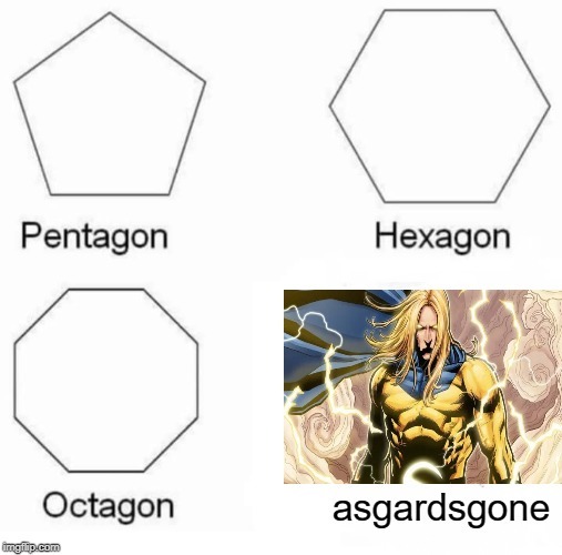 only people who know that sentry destroyed asgard will get this - meme