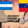 Honduras es Venezuela versión Centroamerica y Venezuela es Honduras versión Sudamerica