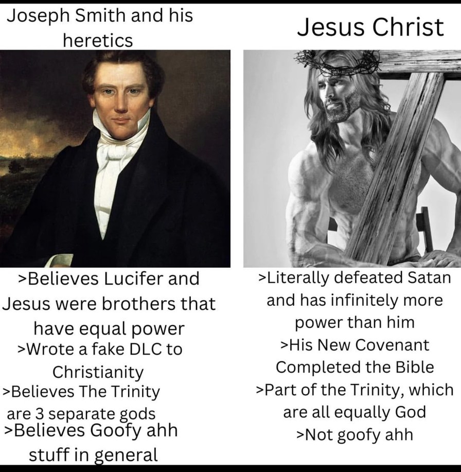 Joseph Smith was a pedo - meme