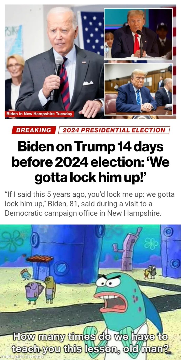 Democrats need new material - meme