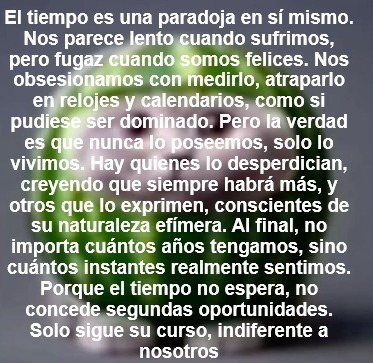 el tiempo es p3ne - meme