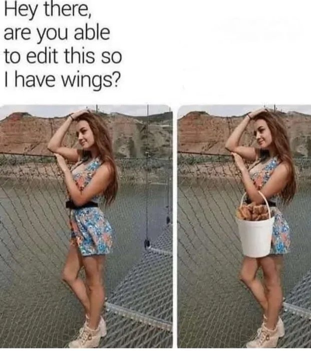 (Hands her a Red Bull) - meme