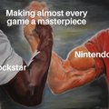 Rockstar and Nintendo make great video games