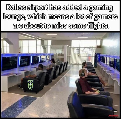 Gamers are about to miss some flights - meme