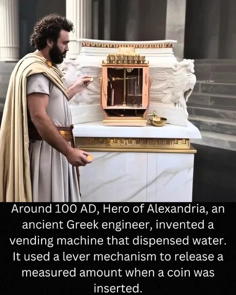 100 AD vending maching that dispensed water - meme