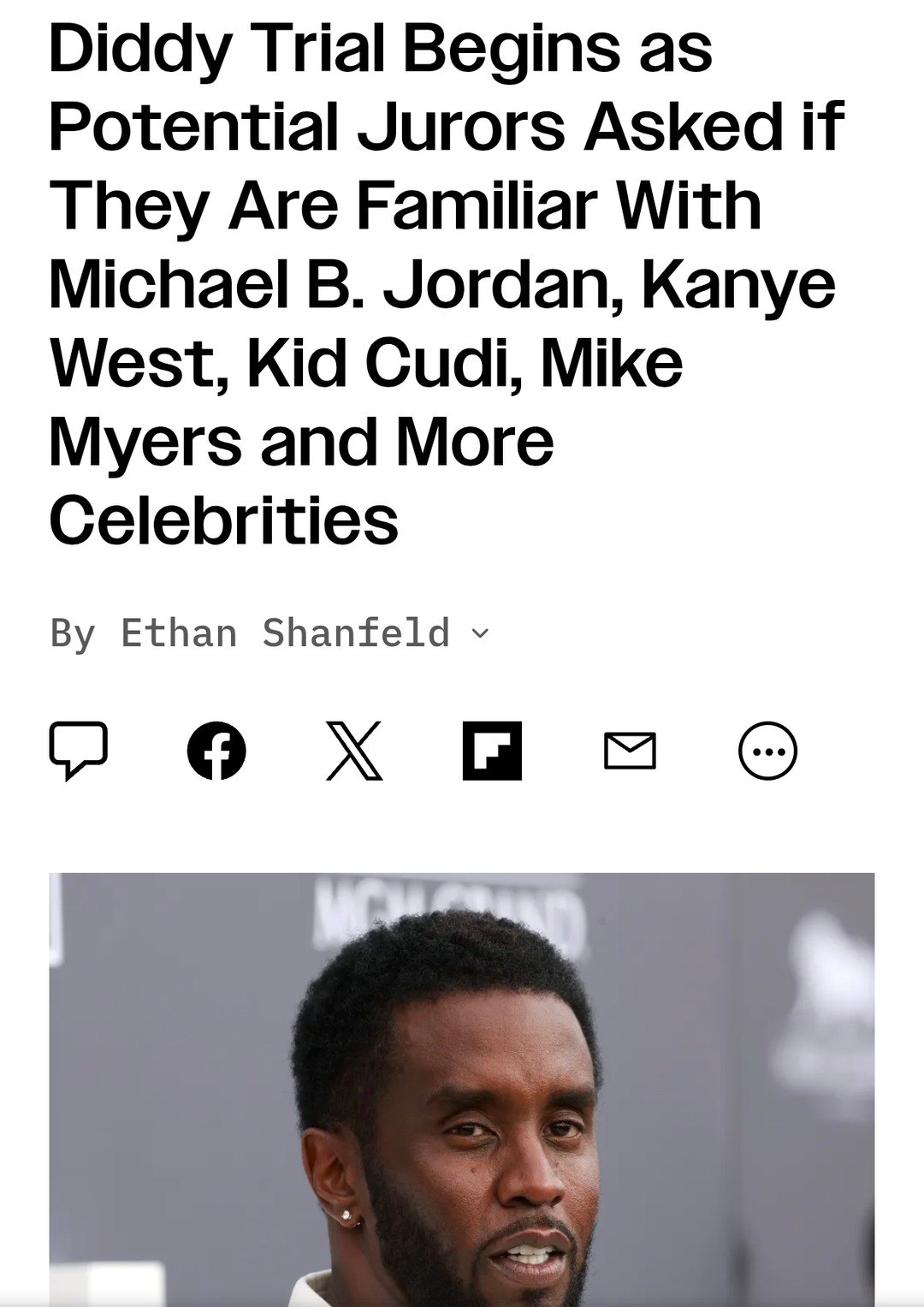 Diddy trial kicks off, jurors grilled on Kanye, Kid Cudi, Mike Myers - meme