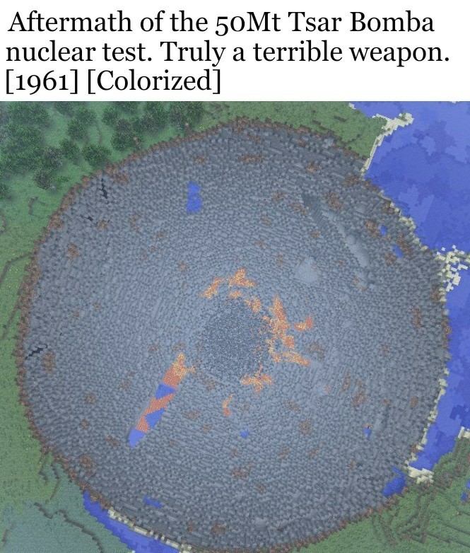 Bomba nuclear real - meme