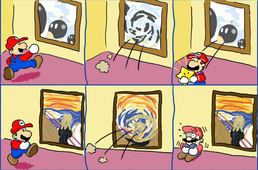 Super Van Gogh 64 - meme