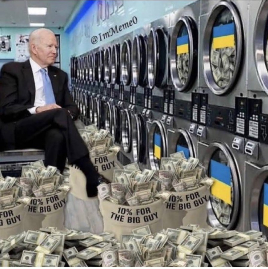Ukraine, the rich elites’ financial laundromat - meme