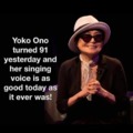Yoko Ono singing skills