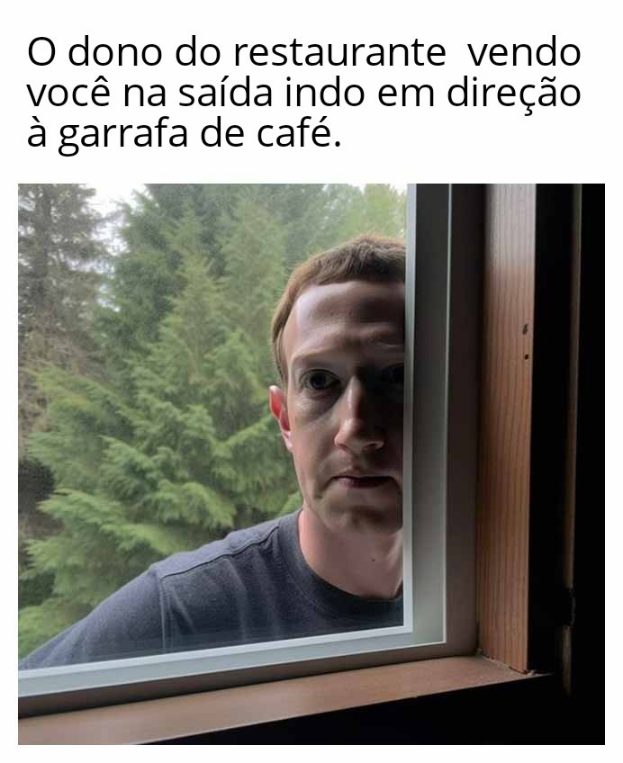 Tem que aproveitar a oportubidade já que o café tá caro - meme