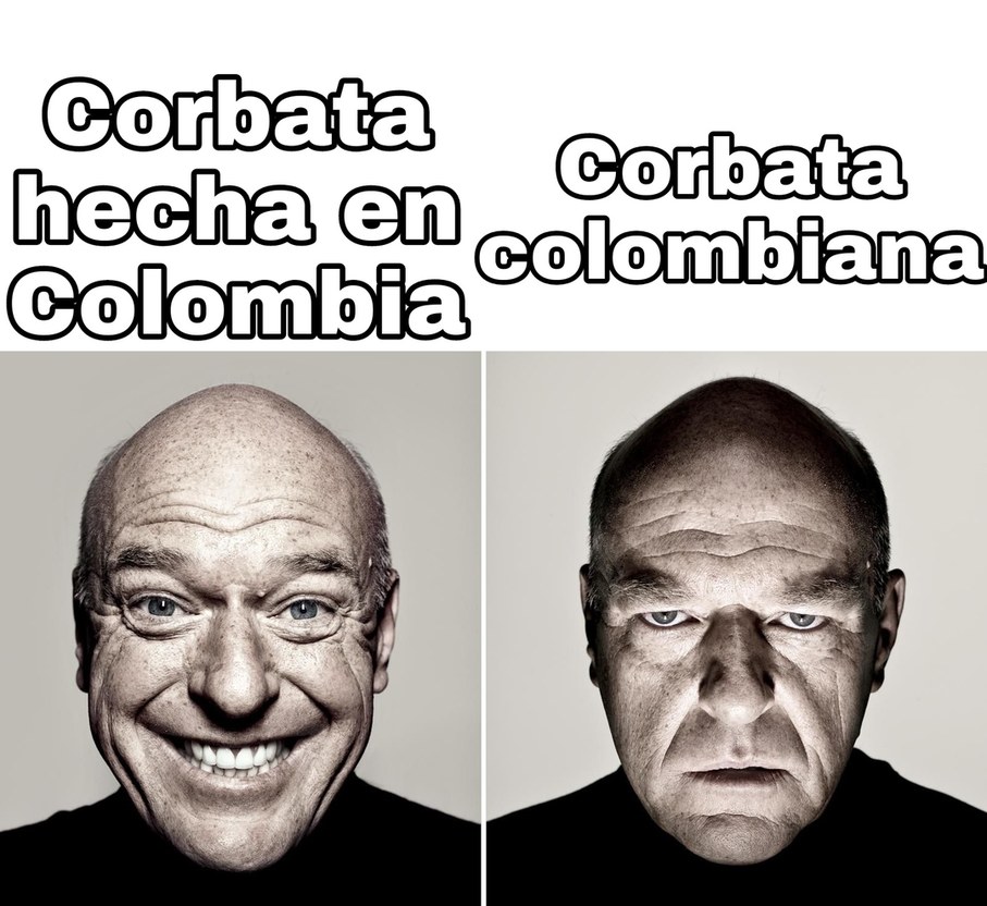 Corbata colombiana es un modo de decirle a un corte en el cuello - meme