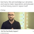 China vs Germany dealing with their past