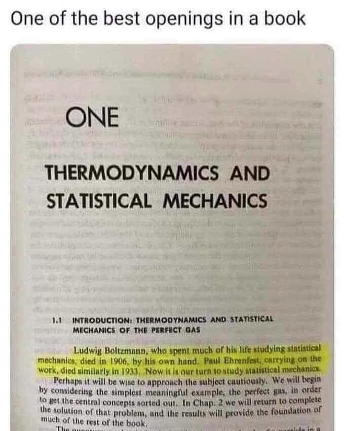 Statistical mechanics - meme