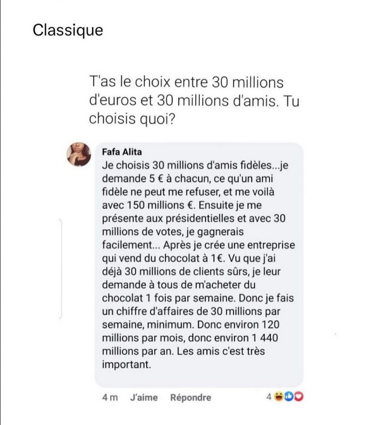 Le raisonnement est intouchable - meme