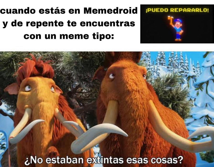 No estaban extintas - meme