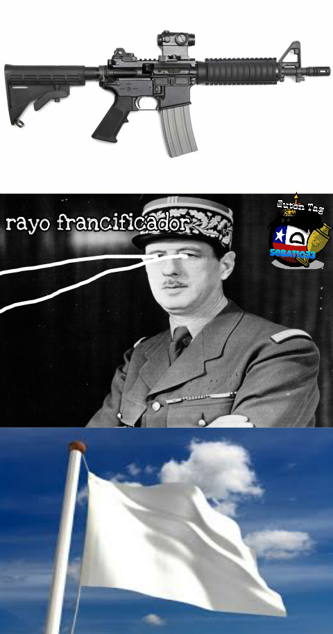 Charles de Gaulle es un buen militar :) - meme