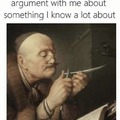 starting an argument