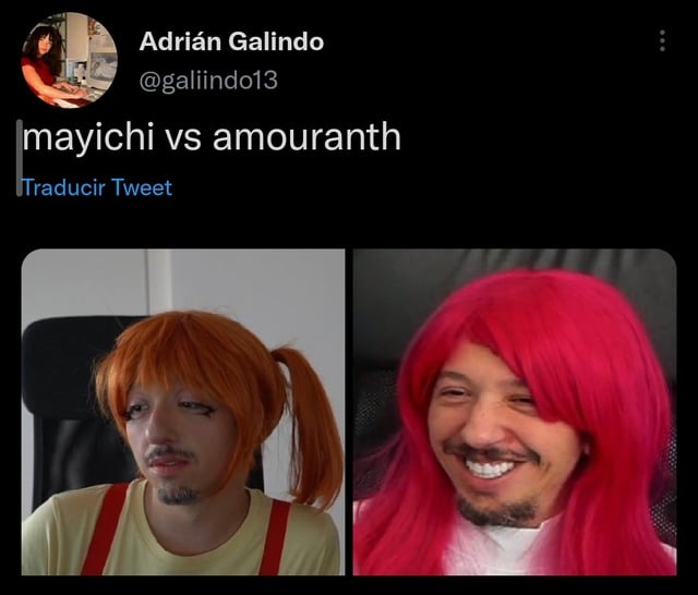 Meme de Mayichi vs Amouranth
