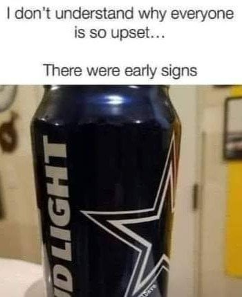 NFL x Budlight - meme