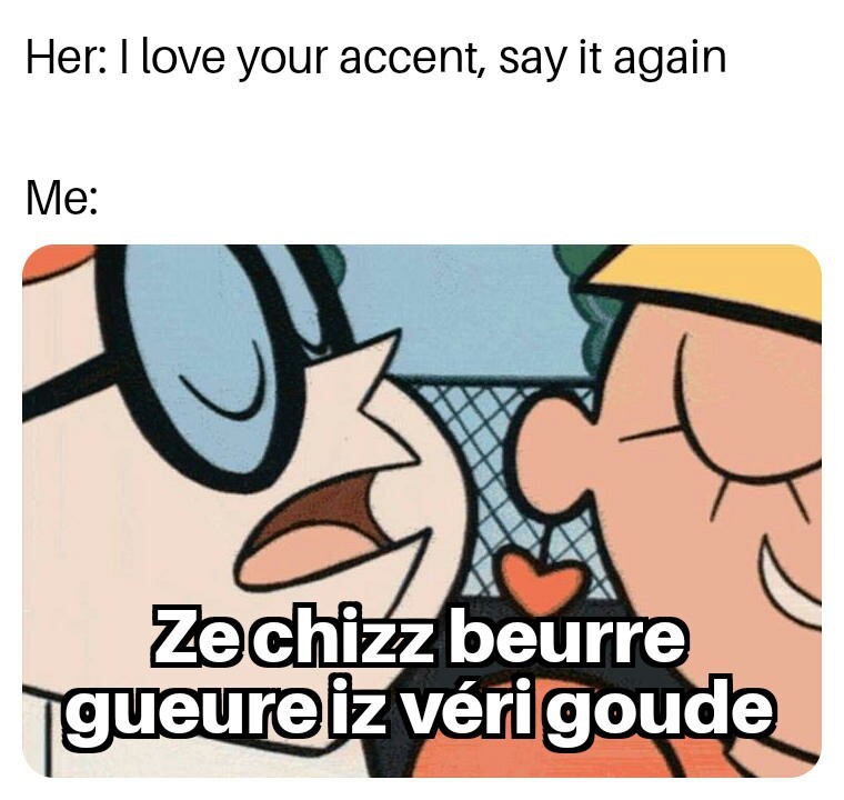 L'accent français - meme