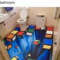 Special floor painting