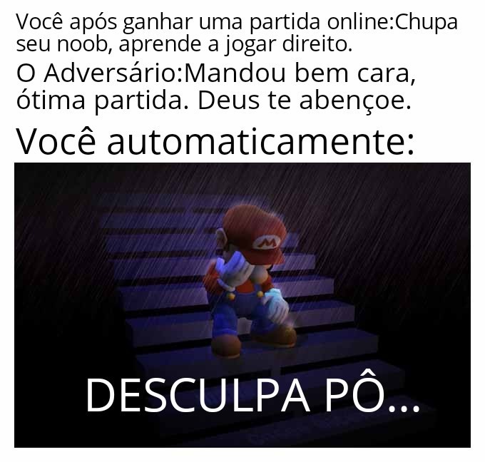 Peso na consciência automático - meme