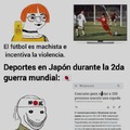 meme futbol vs deporte japón