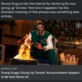 Snoop Dogg broke the internet