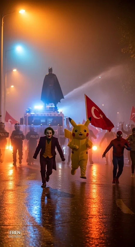 Pikachu joins the Turkey protests and he’s not alone - meme