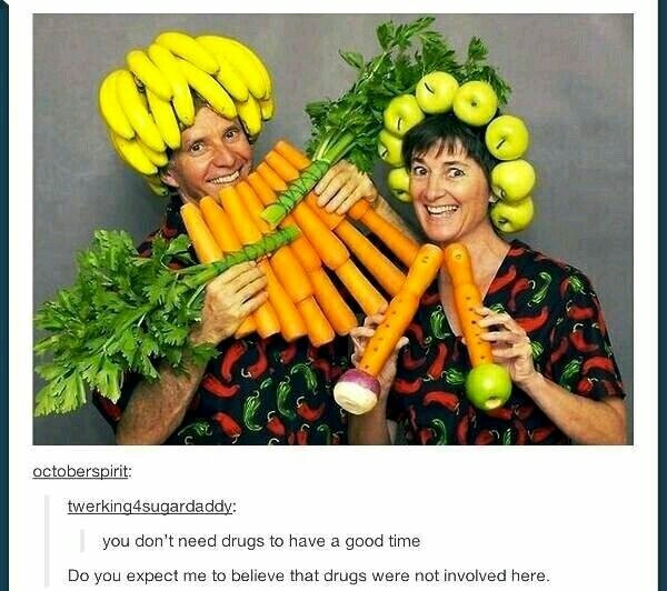 Eat your school, Stay in drugs, Don't do vegetables... - meme