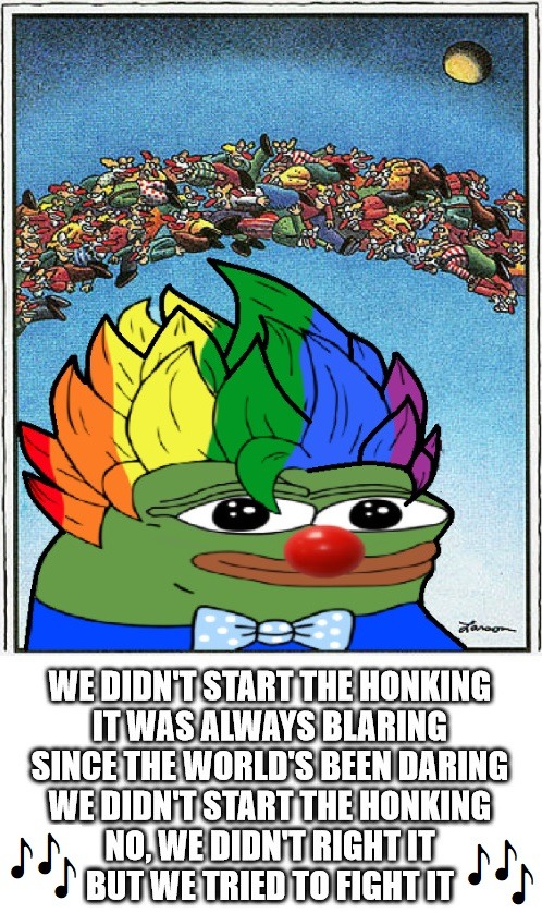We Didn't Start The Honking - meme