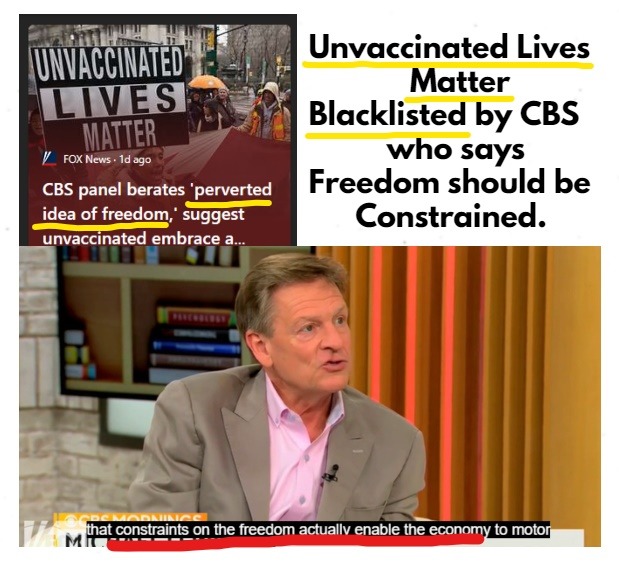 Unvaccinated Lives Matter gets Blacklisted, lol. - meme