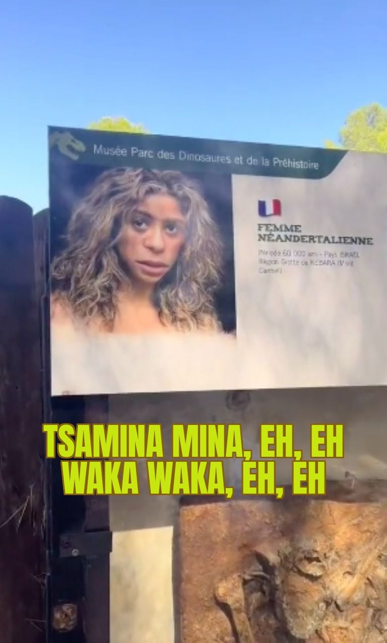 Shakira neandertal - meme