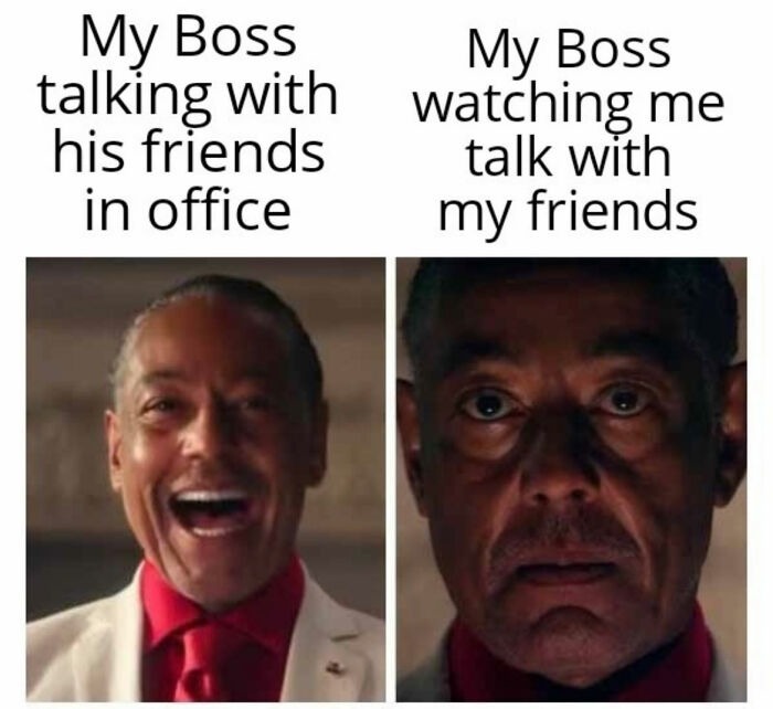 I am your boss. You do what I say when I say it. Or I'll report both of you to Julian and you won't be goin' on this fuckin' cruise, okay? - meme