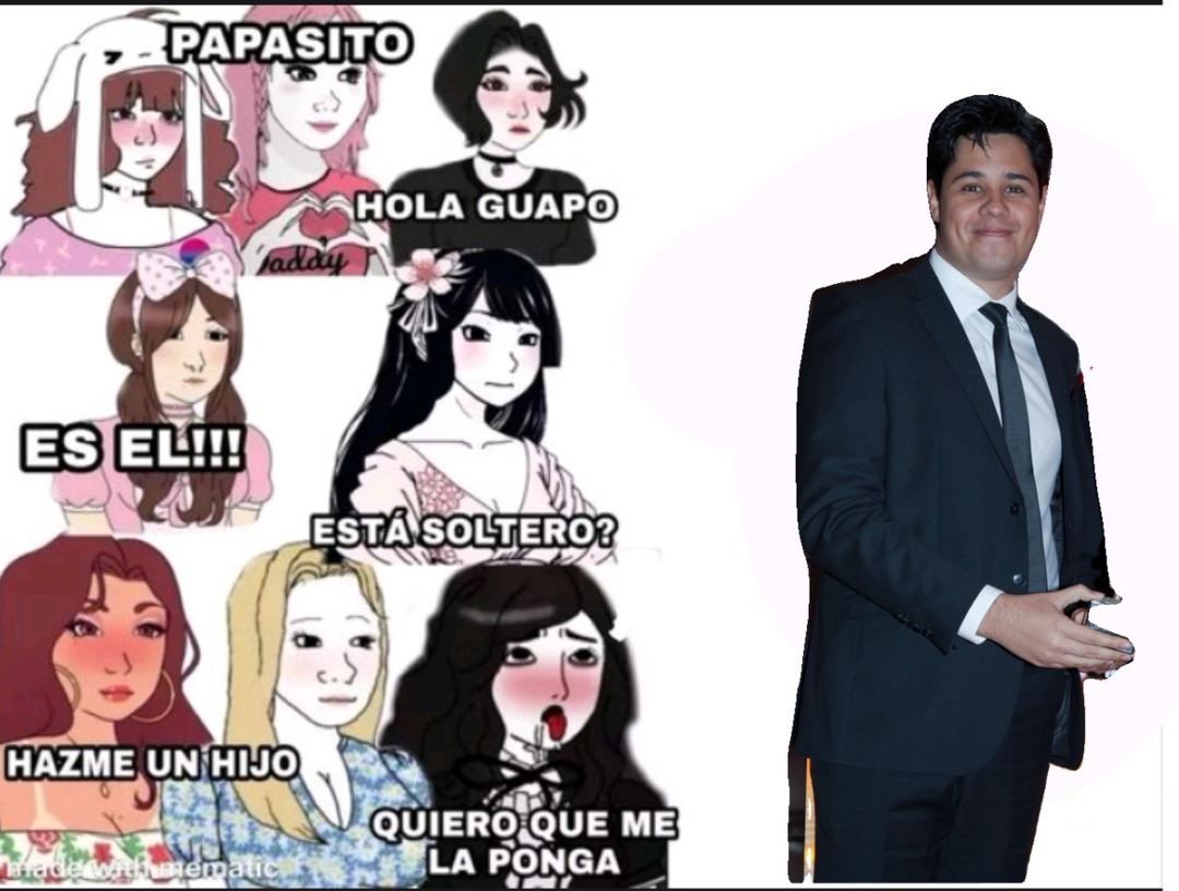 Es un papucho, si cara parece tallado por los mismos angeles - meme